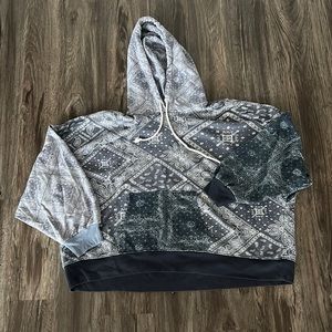 Bandana Print Hoodie